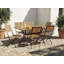 Cecilija Acacia Patio Dining Set with