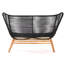 Jonina Wicker Bench