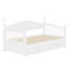 Lit de jour avec lit gigogne, lit de jour extensible avec deux tiroirs de rangement-1407746440