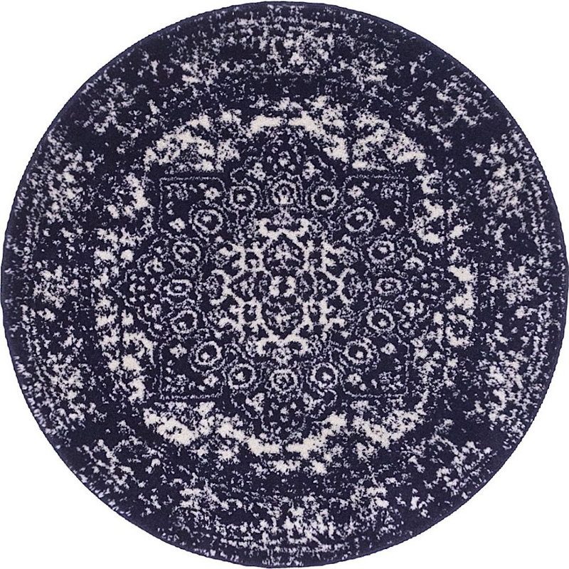 Endesha Oriental Indoor Rug, Round 3'3"