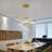 Thida 3 - Light LED Geometric Chandelier-240038345