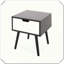 Table de bout fonctionnelle, polyvalente, pratique, élégante, décorative, durable, compacte, utile