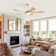 Whisper 52" 5-ABS Blade Modern Classic Ceiling Fan With LED Three-Tone Light And Ultra-Quiet Remote Control Adjustment