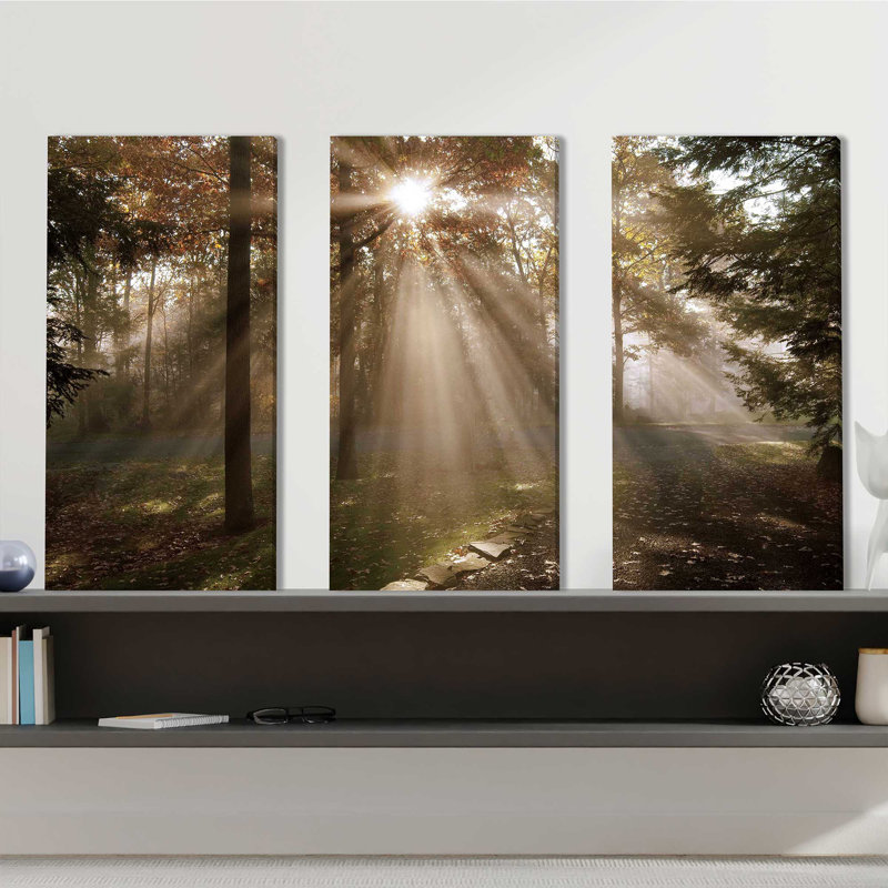 A New Day I - Ensemble de 3 photographies sur toile tendue, H 32 po x l 48 po