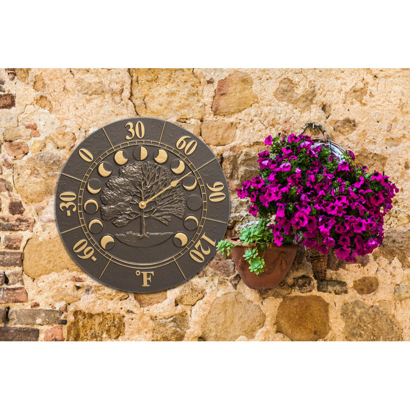 Times & Seasons Thermometer, French Bronze