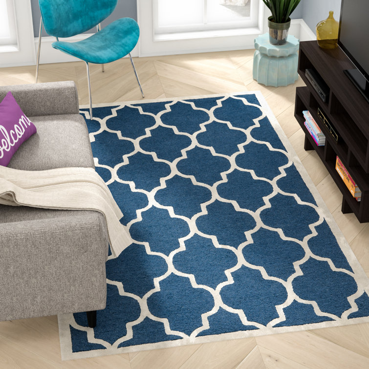 Cannen Hand Tufted Wool Geometric Rug