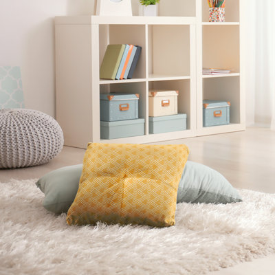 Coussin de sol zig zag classique