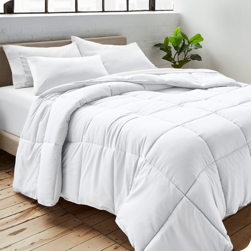 Insertion de couette en duvet synthétique, Simple/Simple TG, Blanc