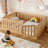 Kids Full Montessori Floor Bed with Safety Fence and Gate-595270894-595270892