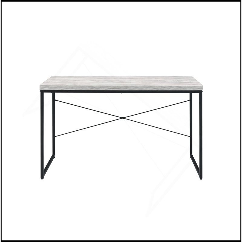 Bureau d'écriture antique blanc et noir