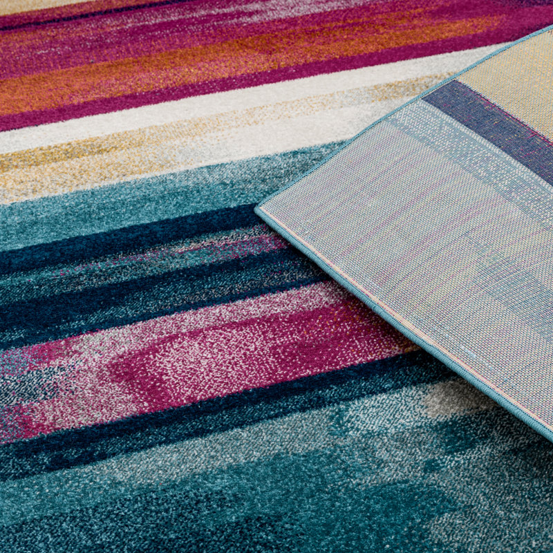 Kaphan Stripes Multi Area Rug, Rectangle 160 x 230cm