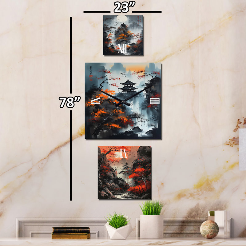 Georgella Metal Wall Clock