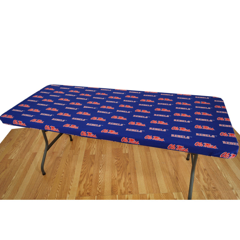 NCAA Outdoor Patio Table Cover, 72" W x 30" D, Mississippi