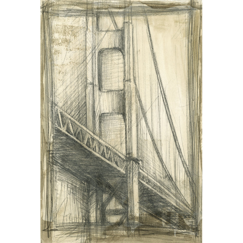 Golden Gate Bridge by Ethan Harper - Wrapped Canvas Print, 91cm H x 61cm W