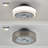 16 In.Smoky Gray Flush Mount Ceiling Fan With Dimmable LED Light  And Remote