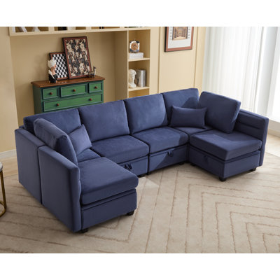 Modular Sectional Sofa With Storage Seats