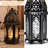 4pcs Metal Candle Lanterns Holder Set