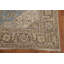 Tapis bleu clair à motif géométrique traditionnel 7 x 9