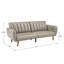 Canapé-lit capitonné en microfibre Fosnavag-1262084835
