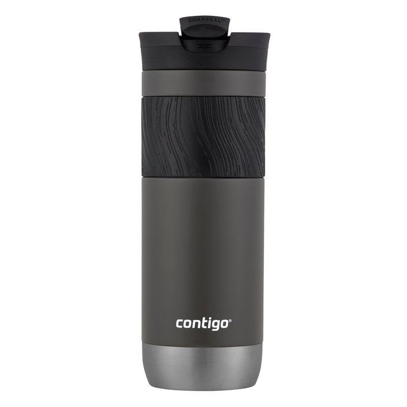 Contigo Byron 2.0 Stainless Steel Travel Mug with SNAPSEAL Lid and Grip, 20oz., 2 Pack