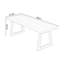 Bureaux rectangulaires en bois massif Burlywood-1248884139