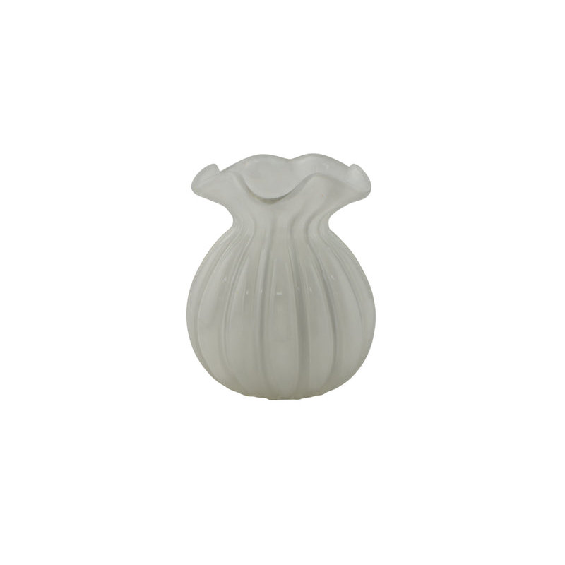 Vase en verre 8 po