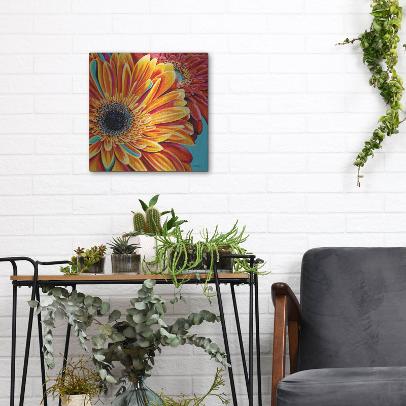 «Color Bursts II» par Carolee Vitaletti, H 12 po x l 12 po 