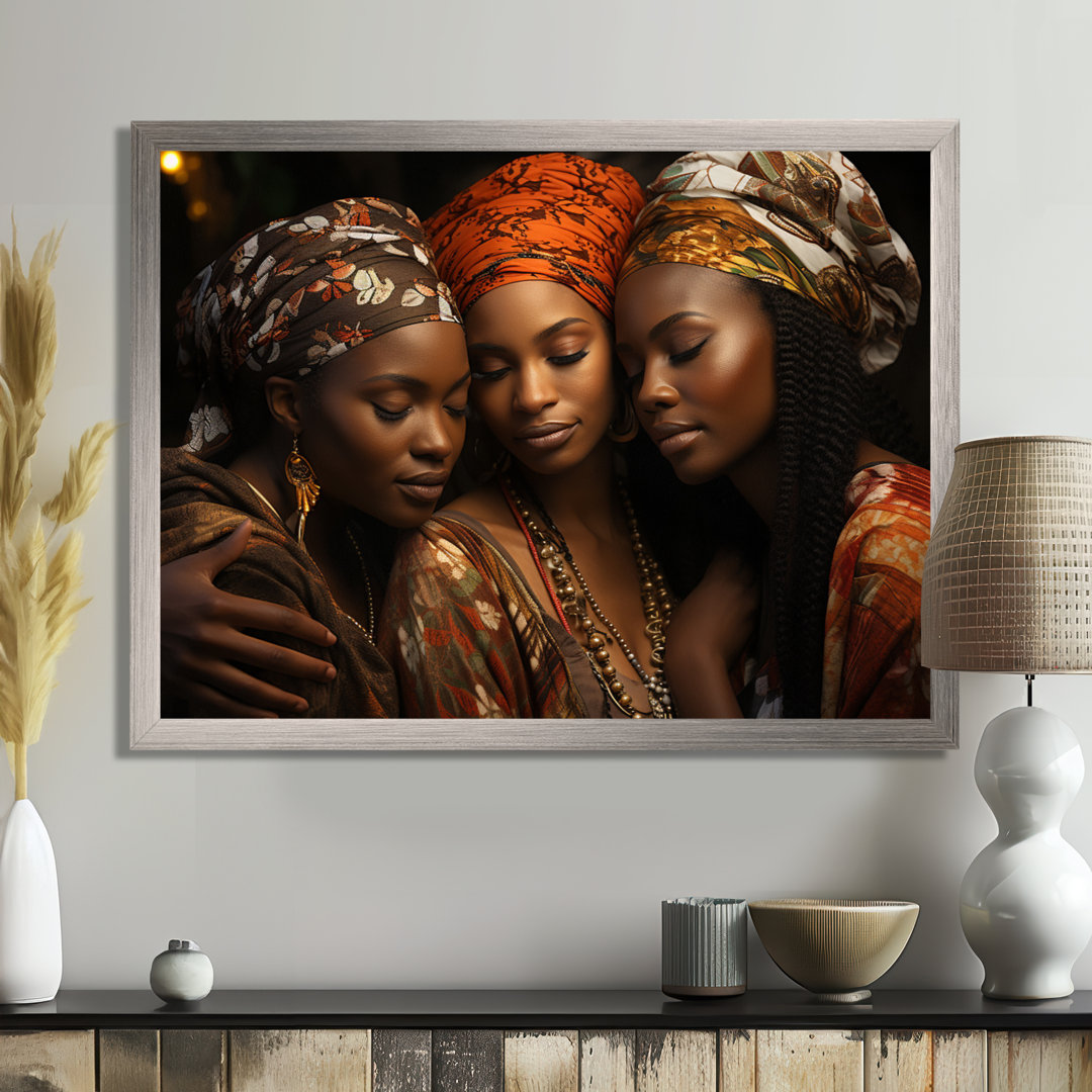 World Cultures Sisters I - African American Art Wall Art Dakota Fields