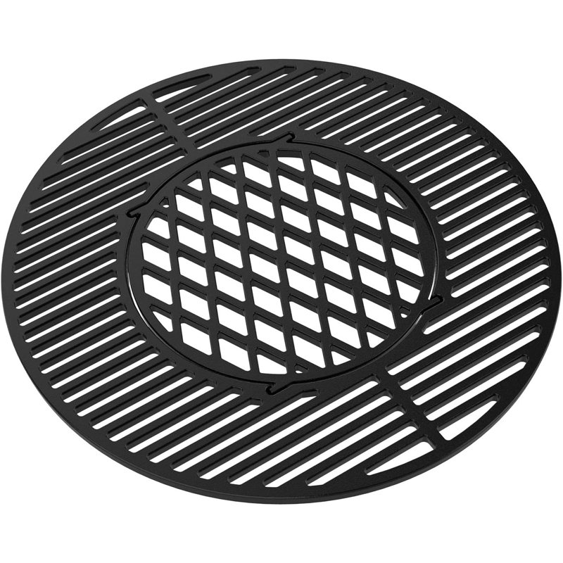 Système de remplacement de grille de barbecue en fonte pour barbecue de charbon de bois de 22 pouces Weber