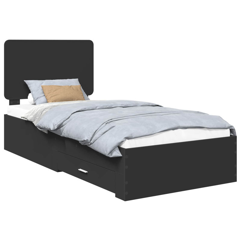 Bed, Black, Small Single (2'6)