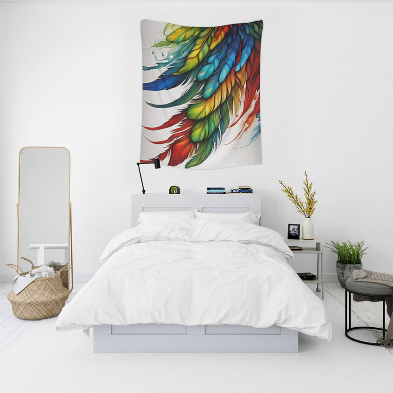 Tapisserie murale, H 60 po x l 51 po x P 0,5 po