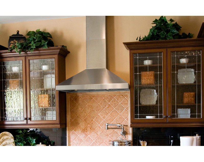 Windster 35.75 " W Stainless Steel 620 CFM Convertible Wall Range Hood with Mesh Filter