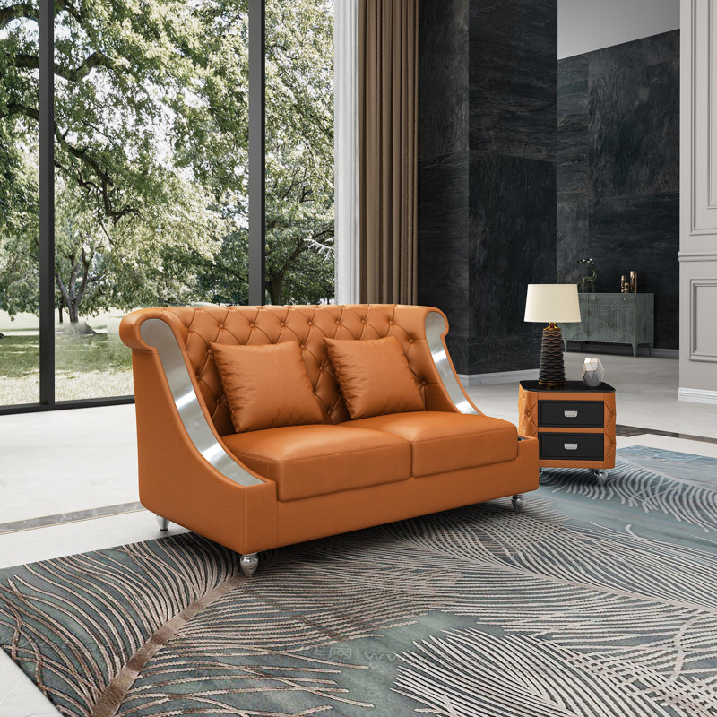 Mayfair Loveseat, Cognac
