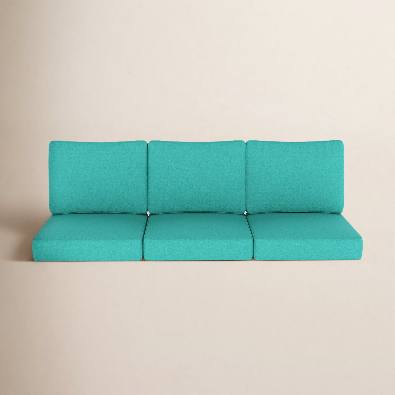 24" Sunbrella® Sofa Seat and Back Cushion, Sunbrella Bliss Breeze
