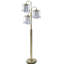 Lampe sur pied en métal