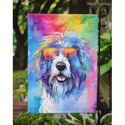 Drapeau de jardin Hippie Dawg