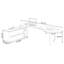 L-Shaped Stone Executive Desk-273016789