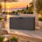 120 gallon waterproof resin outdoor storage box, patio deck box for cushions and pool toys-135634275-135634277