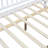 Full Size Daybed With 2 Drawers - Wood, White, Space Saving Bed In White Two Solid Efficient