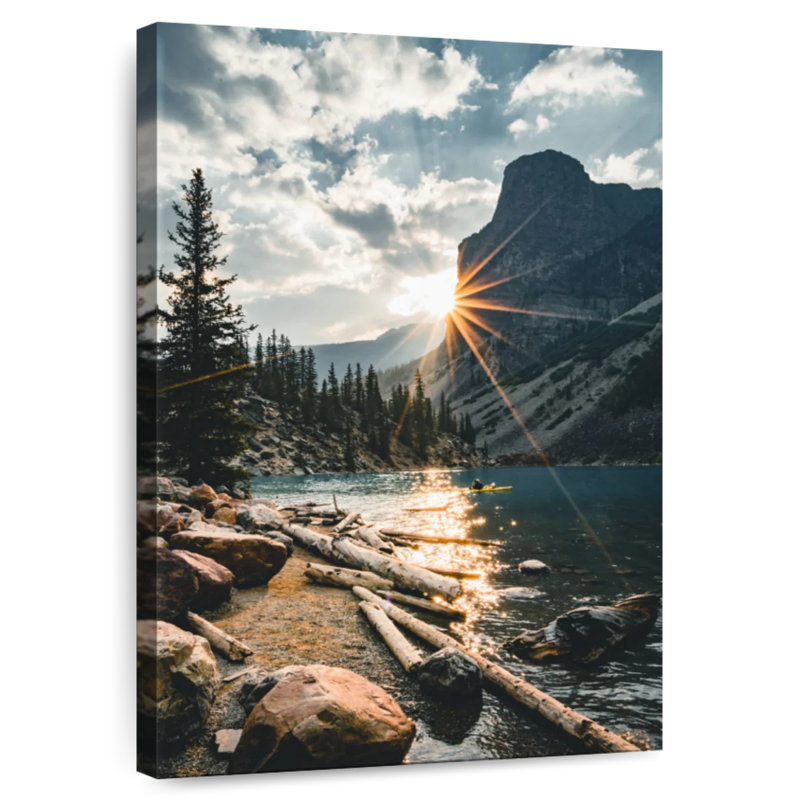 Alvord Moraine Lake Sunburst, H 48 po x l 32 po