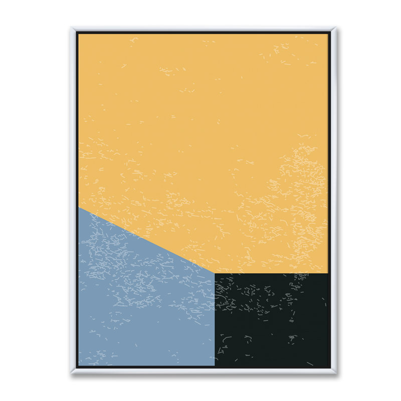 «Minimal Geometric Compostions of Elementary Forms V», reproduction d'impression sur toile, Toile blanche encadrée