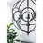 4 - Light Metal Chandelier, Hanging Light Fixture with Adjustable Chain for Kitchen Dining Room Foyer Entryway, Bulb Not Included