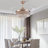 42Inch Modern Crystal Ceiling Fan LED Light With Remote Control-466582994