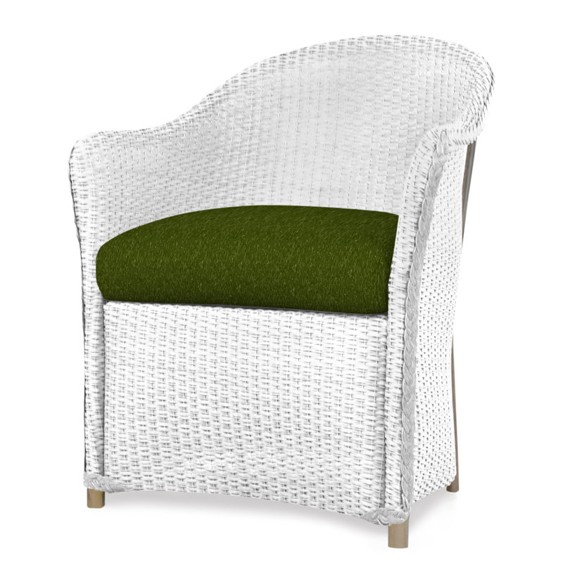 Weekend Retreat Outdoor Dining Armchair, White, Serene Spa