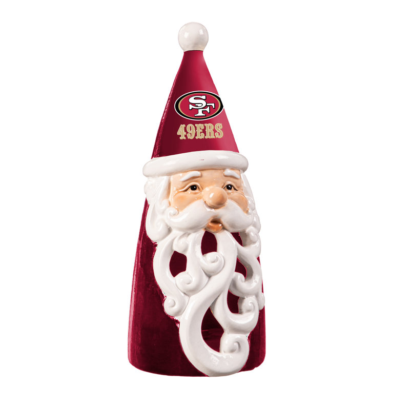 Statuette de père Noël Saners 49ers San Francisco, 8 po