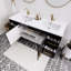 Ensemble de meuble-lavabo double 60 po Tenshi