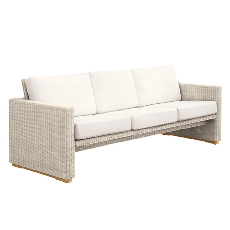 Westport Outdoor 3 - Seat Patio Sofa, Adena Celeste, Westport Black