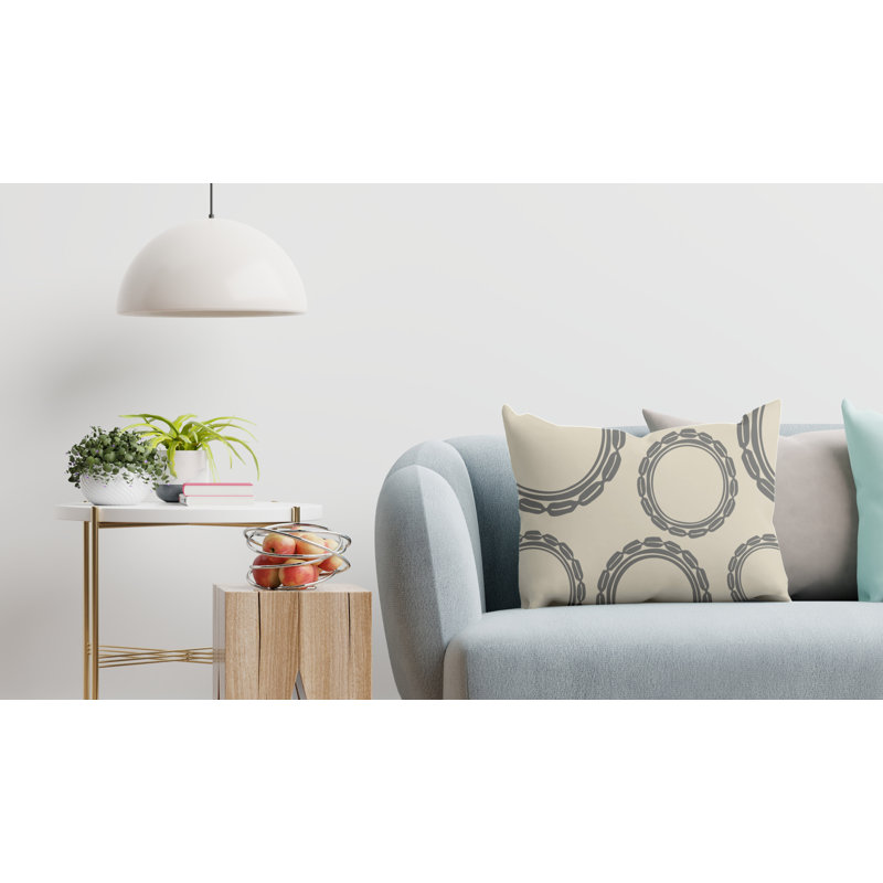 Housse et insert de coussin d'extérieur, Beige