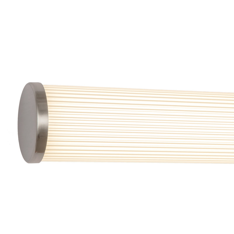 Vire 36-in Black dimmable LED Wall Sconce, Nickel