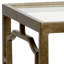 French Glass End Table